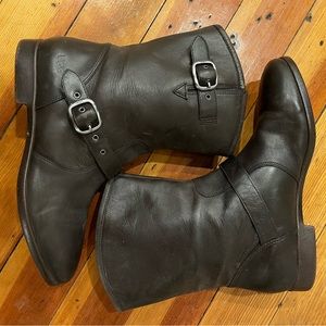 UGG Frances brown leather boots
